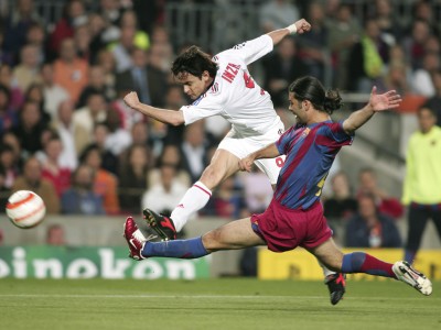 Pipo Inzaghi (FC Barcelone vs Milan AC, Barcelone, ESPAGNE, 2006) Copyright JEAN-MARIE HERVIO