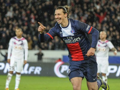 Zlatan Ibrahimovic (PSG vs Bordeaux, Paris, FRANCE, 2014) Copyright ALAIN GADOFFRE